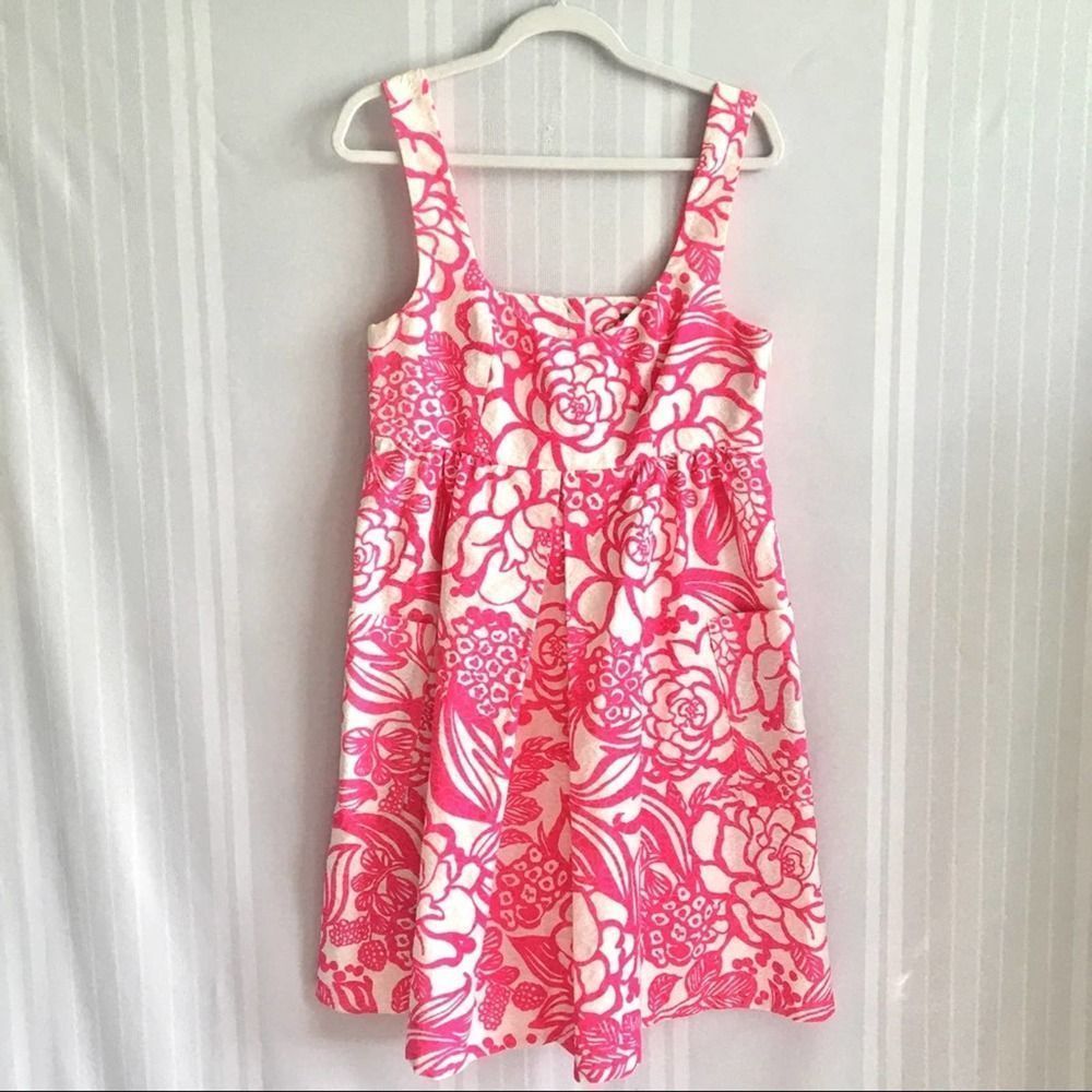 Anthropologie Vanessa Virginia Garden Party Dress Floral 6 Sleeveless Cotton